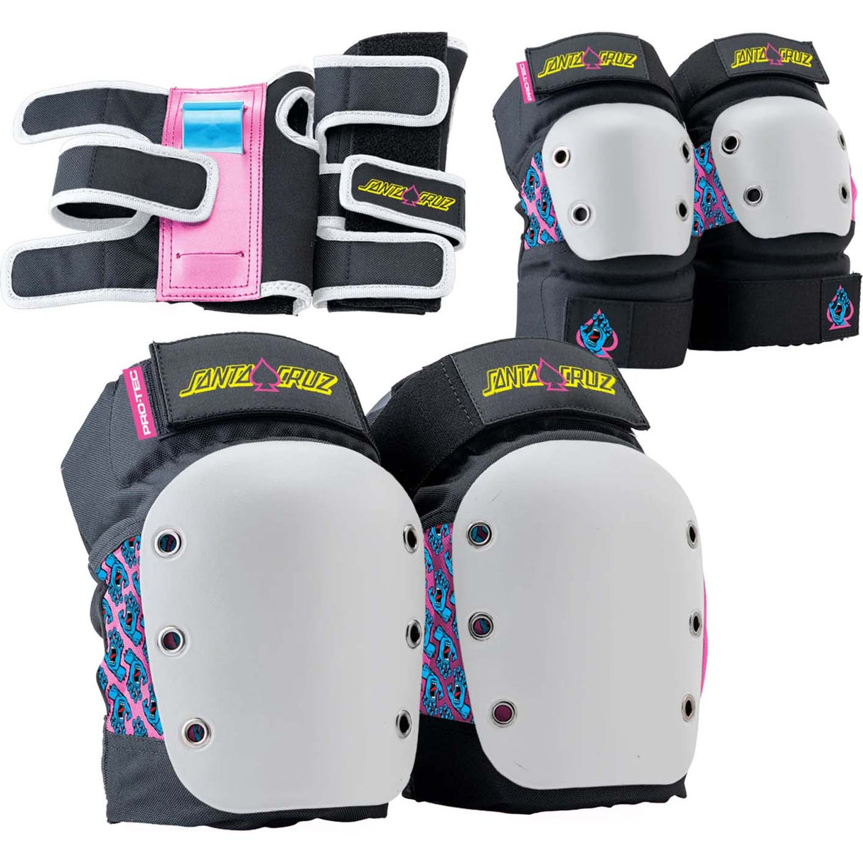Pro-Tec x Santa Cruz Jr Street Pad Set