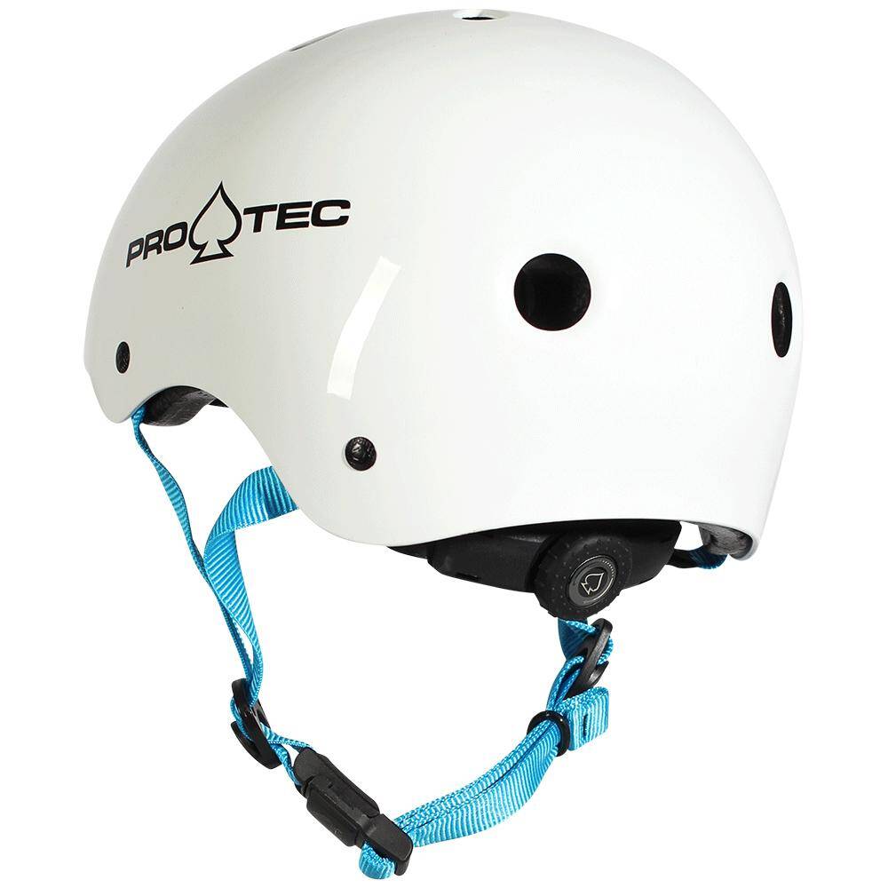 Pro-Tec Jr Classic Fit Certified Helmet - Gloss White