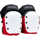 Pro-Tec Street Knee Pad Open Back Knee Pads - Red/White/Black
