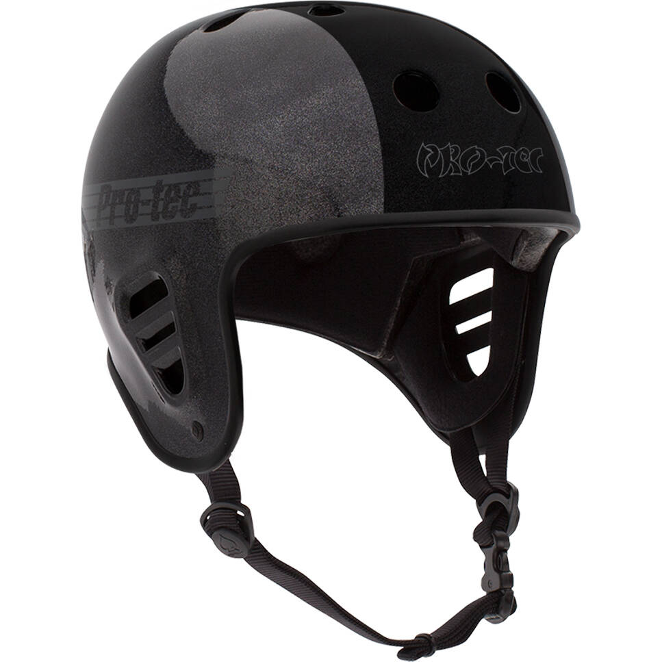 Pro-Tec Full Cut Helmet - Hosoi Metallic Black Large