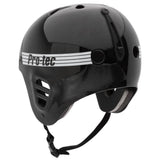 Pro-Tec Full Cut Water Helmet w/Mount Clip - Gloss Black
