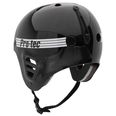 Pro-Tec Full Cut Water Helmet w/Mount Clip - Gloss Black