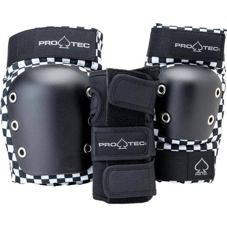 Pro-Tec Street Adult 3 Pack Open Pad Set - Checker