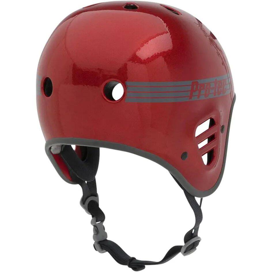 Pro-Tec Full Cut Helmet - Red Metal Flake
