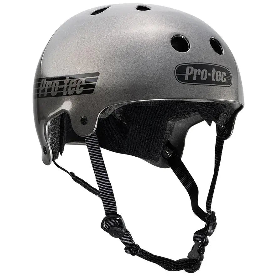 Pro-Tec Old School Helmet - Matte Metallic Gunmetal Small