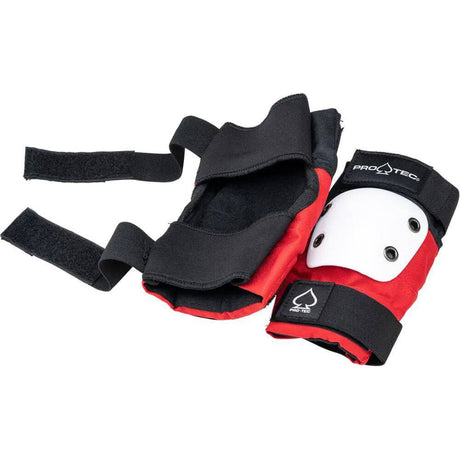 Pro-Tec Street Gear Junior 3 Pack Pad Set - Red/Black/White