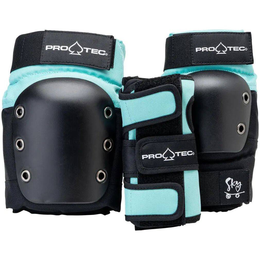 Pro-Tec Street Gear Junior 3 Pack Pad Set - Sky Brown