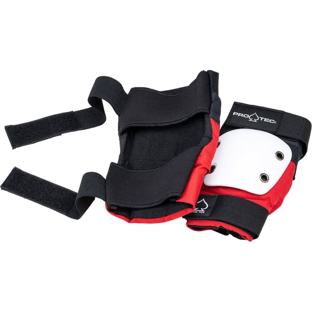Pro-Tec Street Knee/Elbow Pad Set - Red/Black/White