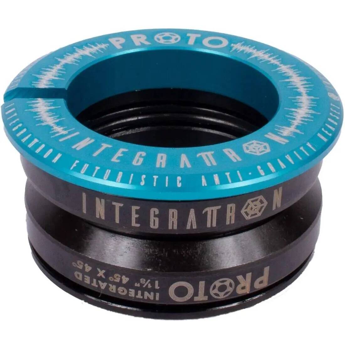 Proto Integrattron Integrated Scooter Headset - Electric Blue