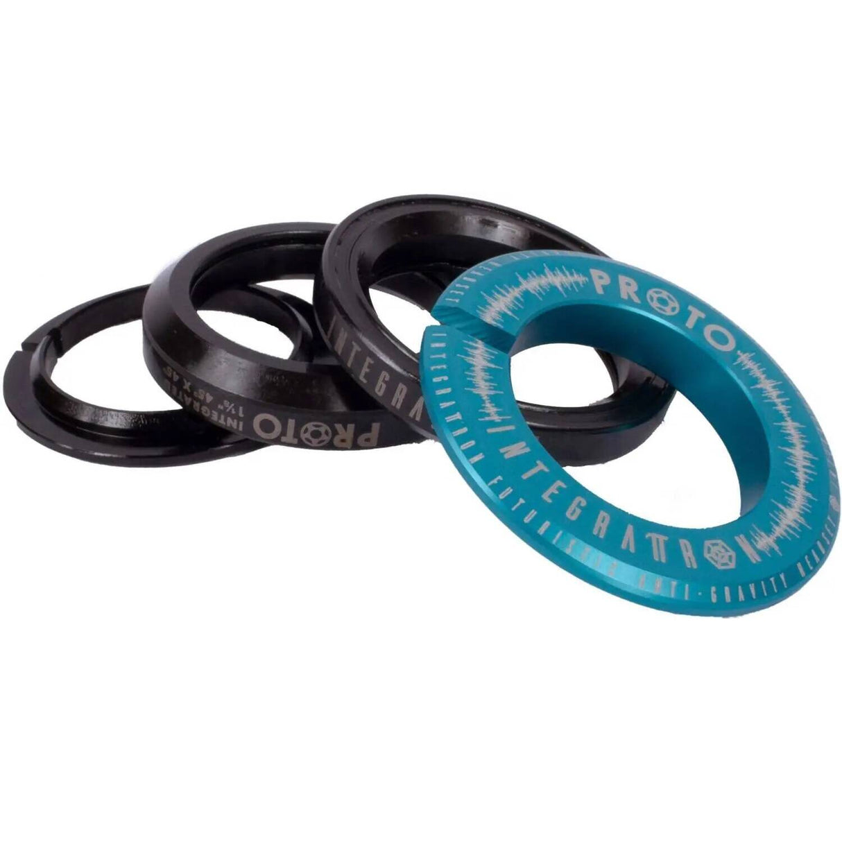 Proto Integrattron Integrated Scooter Headset - Electric Blue
