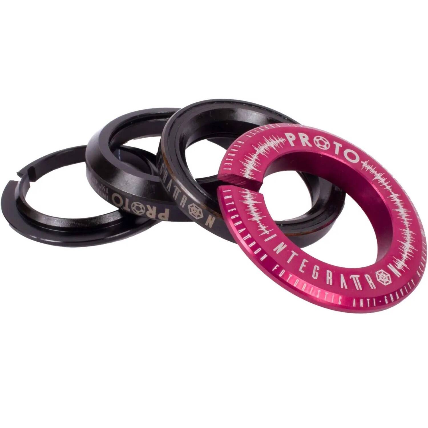 Proto Integrattron Integrated Scooter Headset - Neon Pink