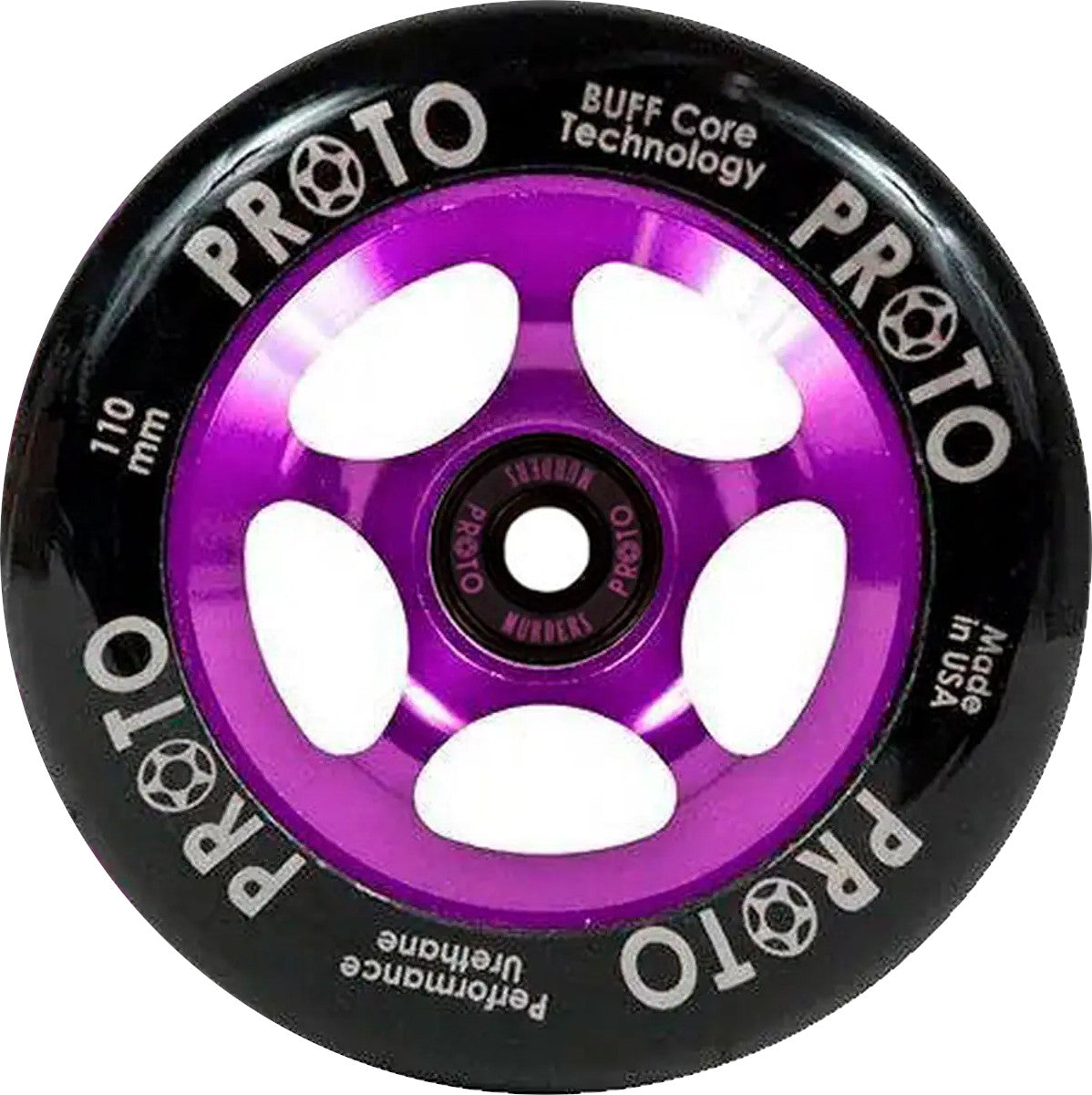 Proto Spoked Sliders Pro 110mm Scooter Wheel - Purple/Black