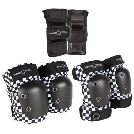 Pro-Tec Junior Street Gear 3 Pad Set - Checker Yth MED