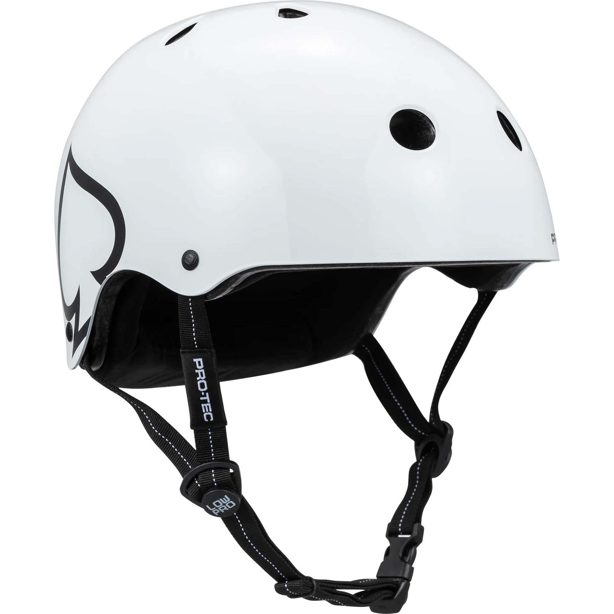 Pro-Tec Low Pro Helmet - Gloss White