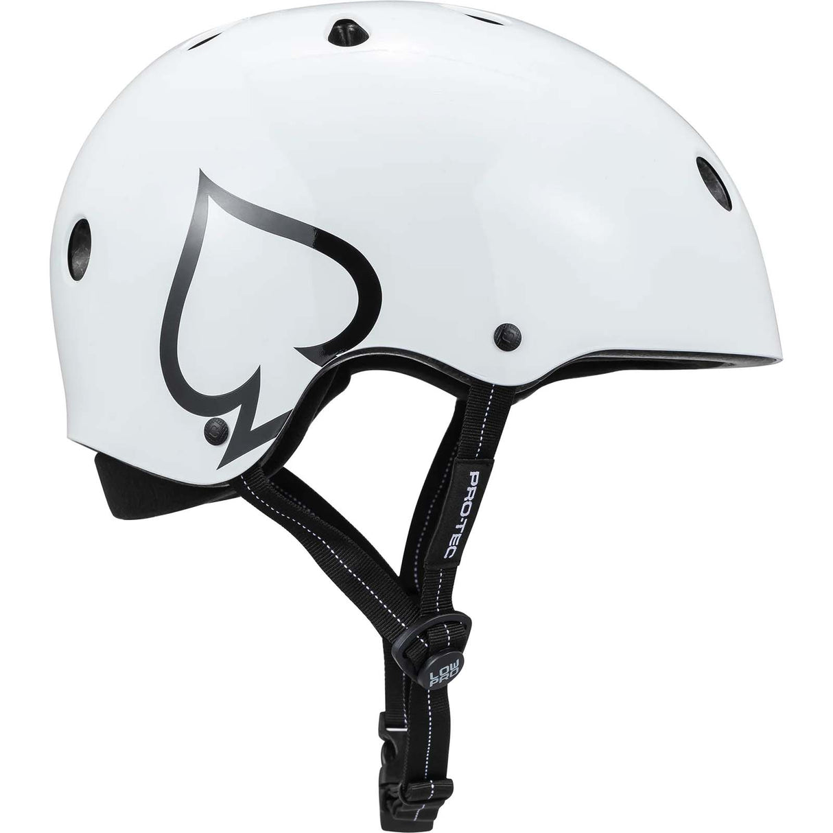 Pro-Tec Low Pro Helmet - Gloss White
