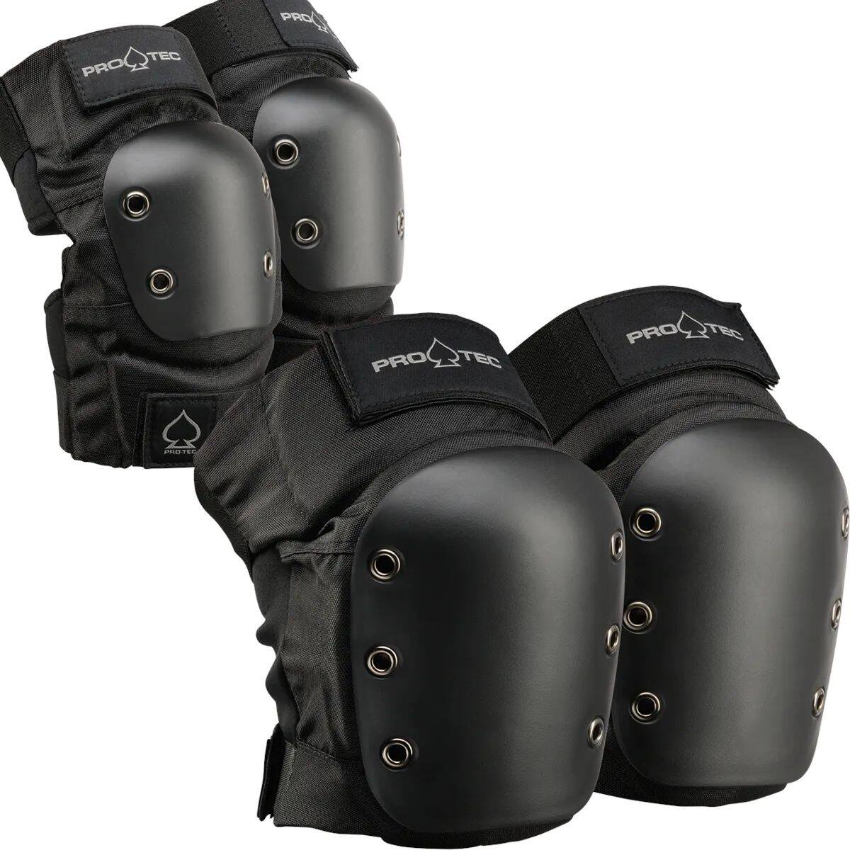 Pro-Tec Street Knee and Elbow Combo Pad Set - Black