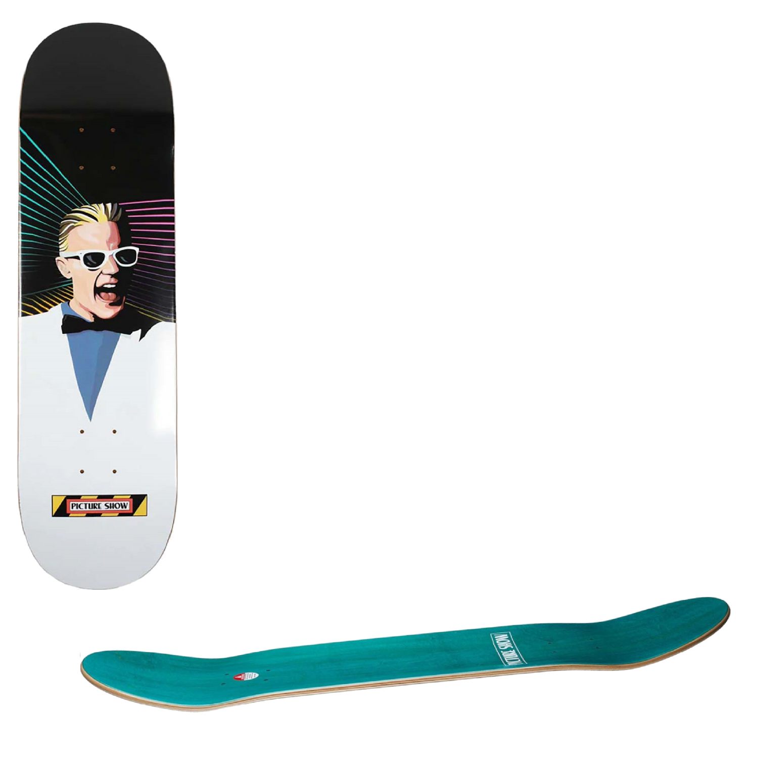 Picture Show Headroom Skateboard Deck 8.25"