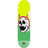 Push Skull Horns Complete Skateboard Kit - Lime Green 8"