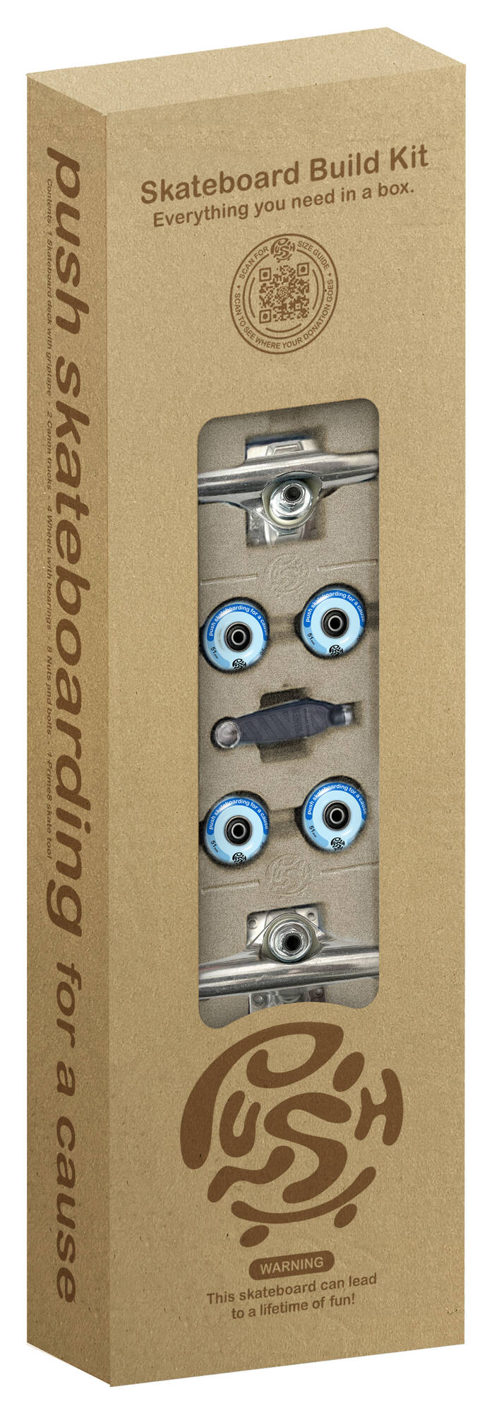 Push Concrete Guy Complete Skateboard Kit 7.75"