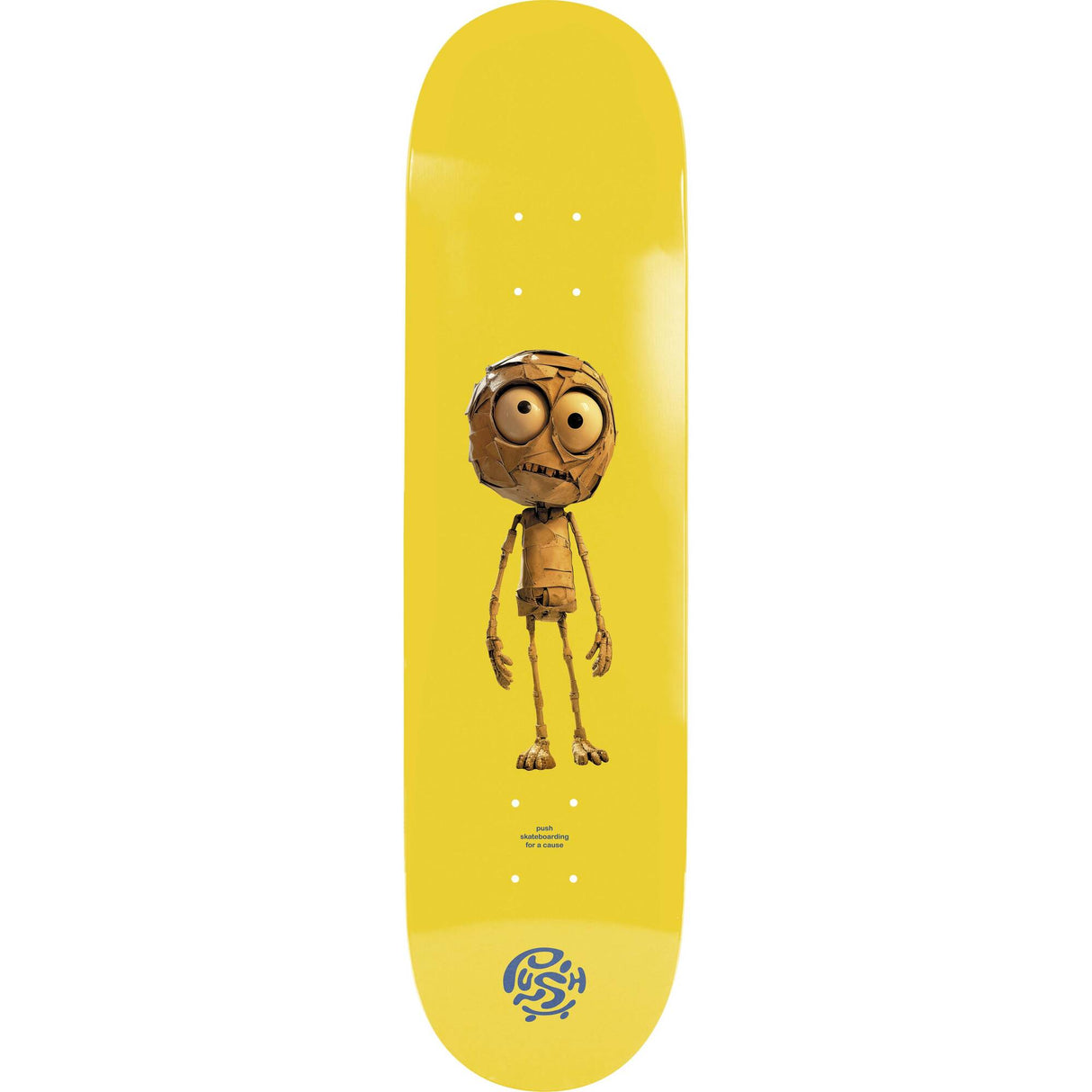 Push Plywood Guy Complete Skateboard 7.25"
