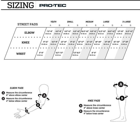 Pro-Tec Street Adult 3 Pack Pad Set - Black