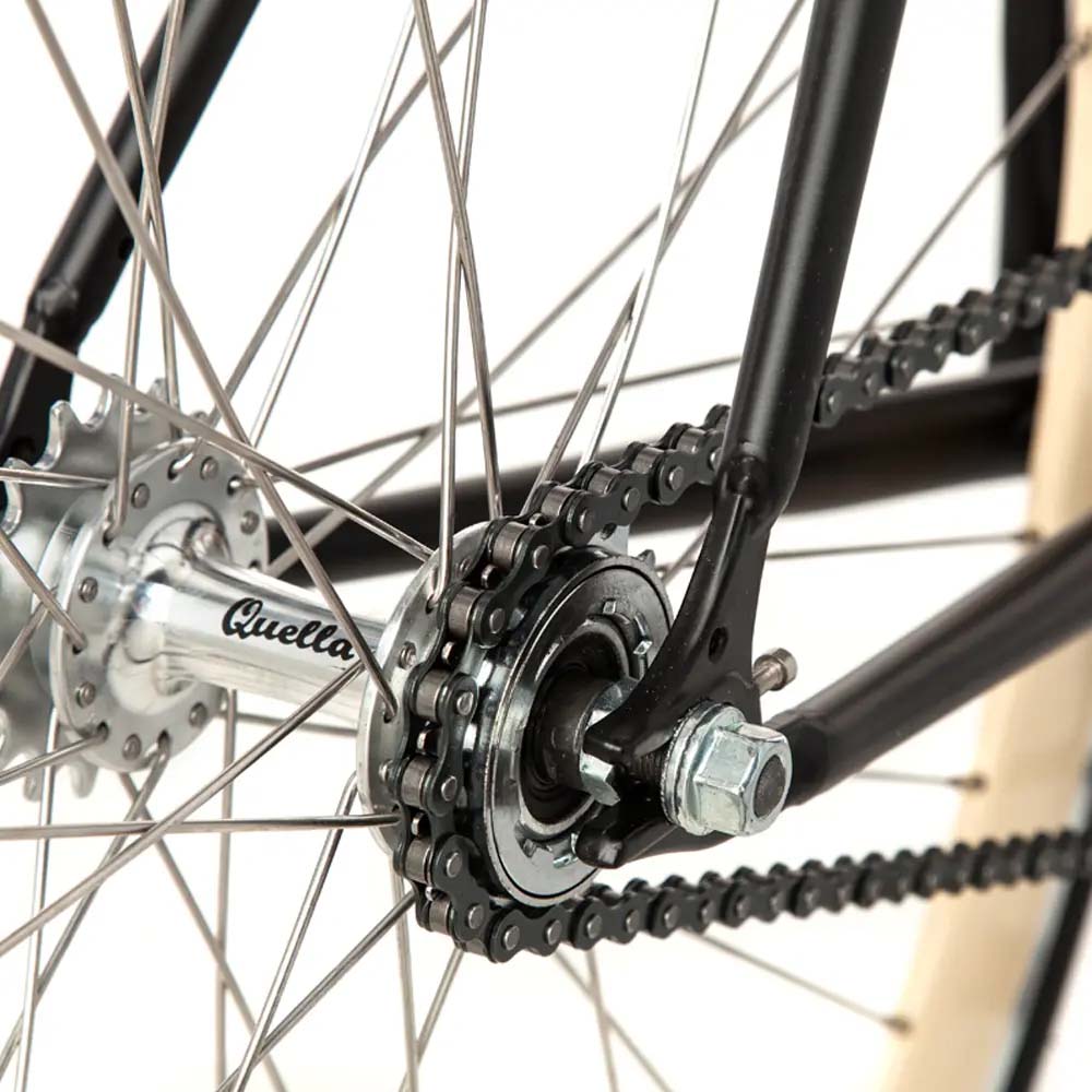 Quella 700C Fixie Bike Wheel Set - Cream