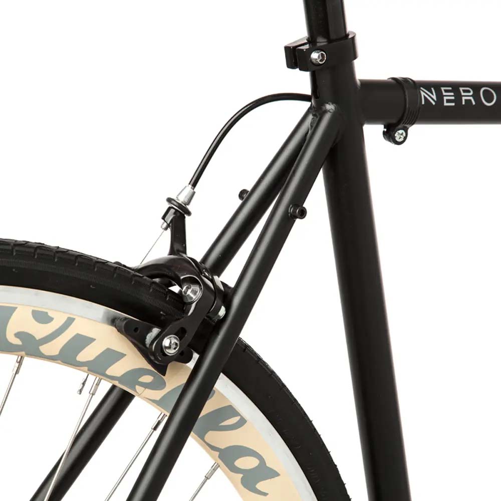 Quella 700C Fixie Bike Wheel Set - Cream