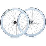 Quella 700C Fixie Bike Wheel Set - White