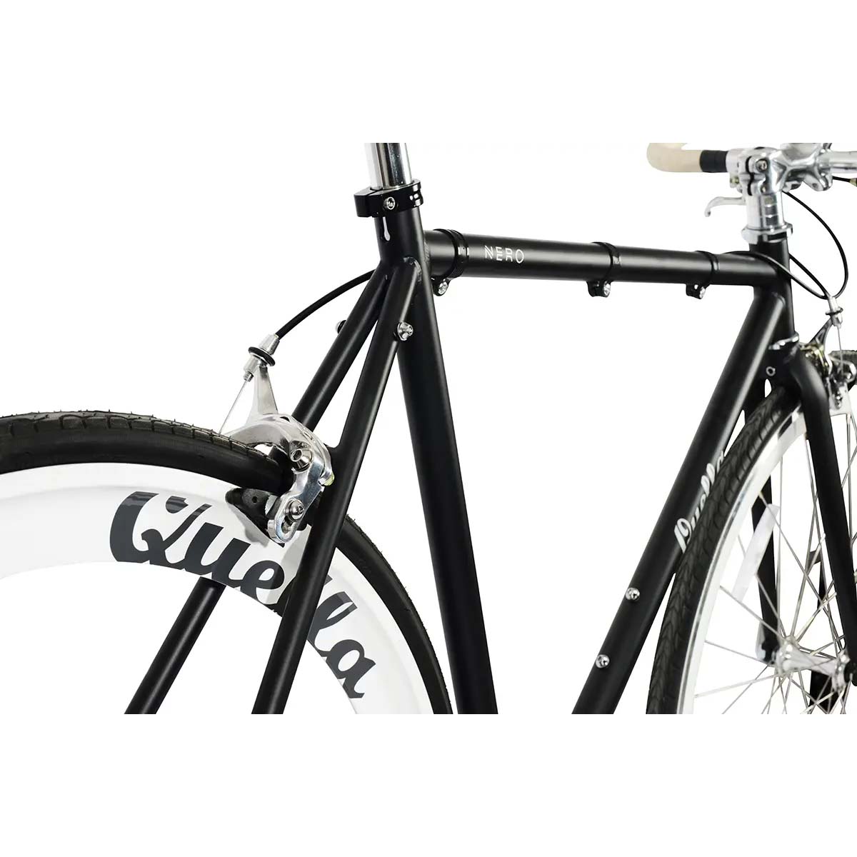 Quella 700C Fixie Bike Wheel Set - White