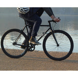 Quella Nero Single Speed Fixie Bike - Black