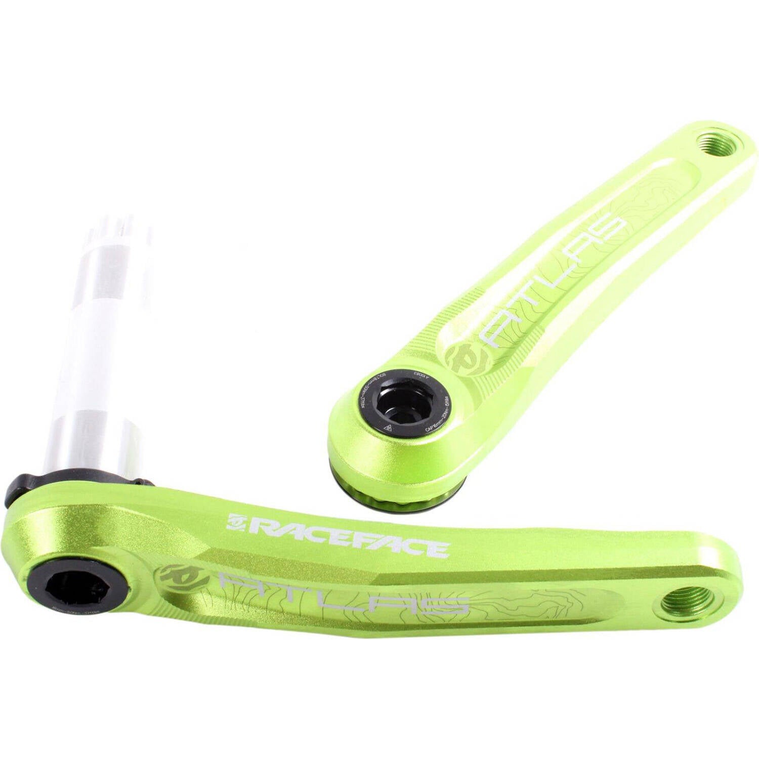Race Face Alloy Atlas 30 136mm Crank (Arms Only) - Green 175mm