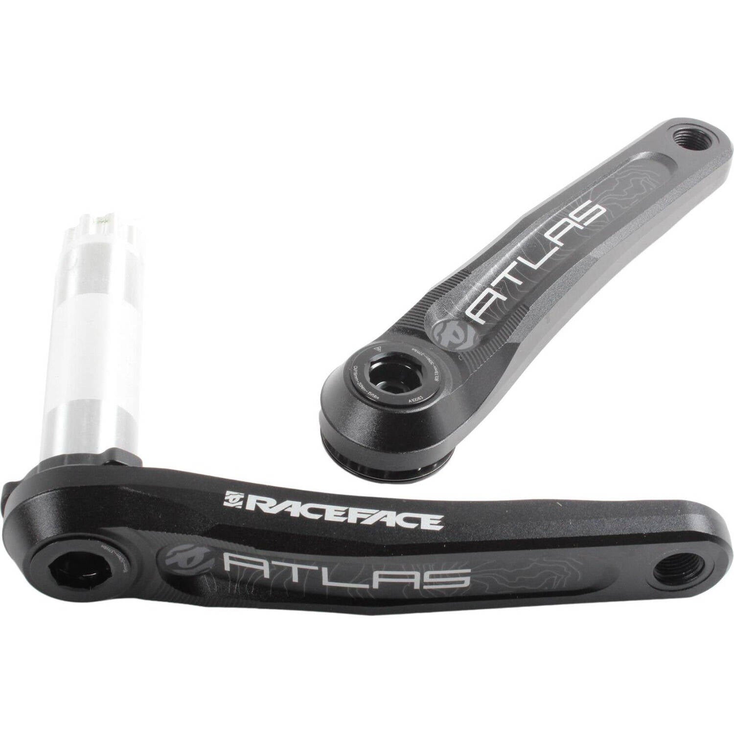 Race Face Alloy Atlas 30 136mm Crank (Arms Only) - Black 175mm