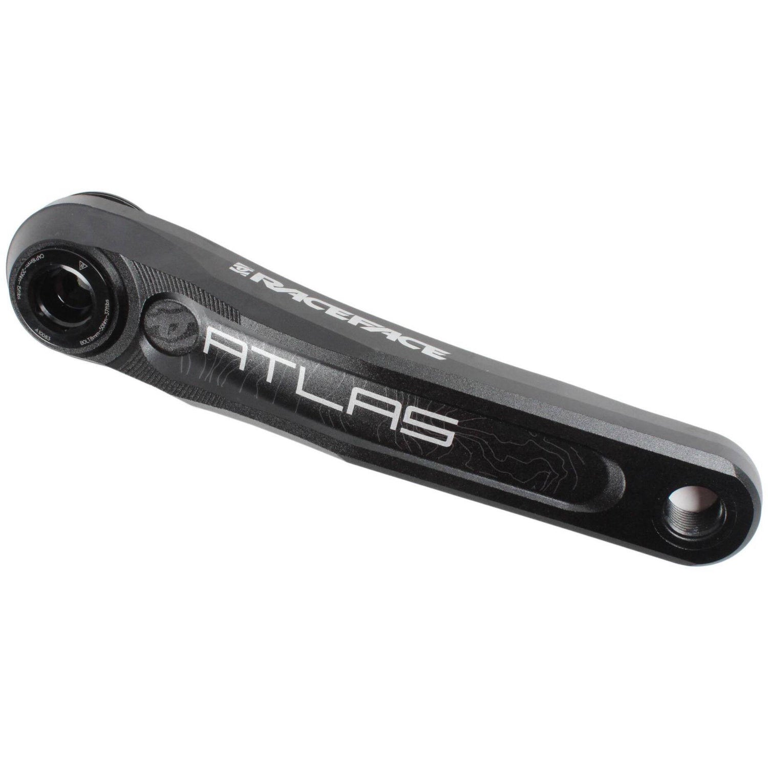 Race Face Alloy Atlas 30 83mm Crank (Arms Only) - Black 165mm