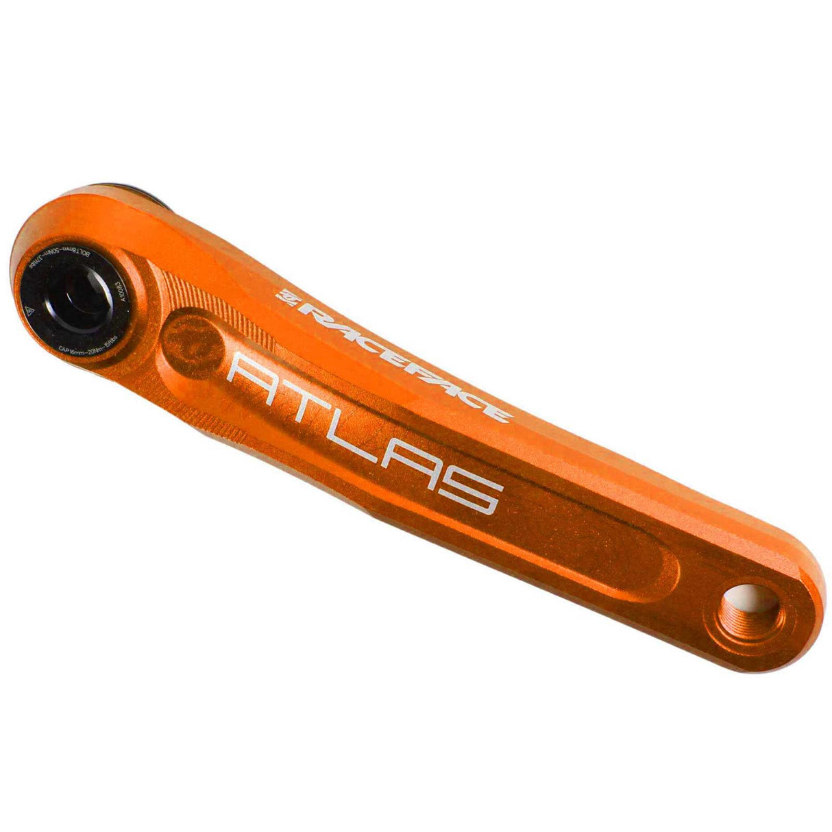 Race Face Alloy Atlas 30 83mm Crank (Arms Only) - Orange 165mm