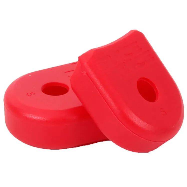 Race Face 2021 Alloy Crank Boots - Red (2 Pack)