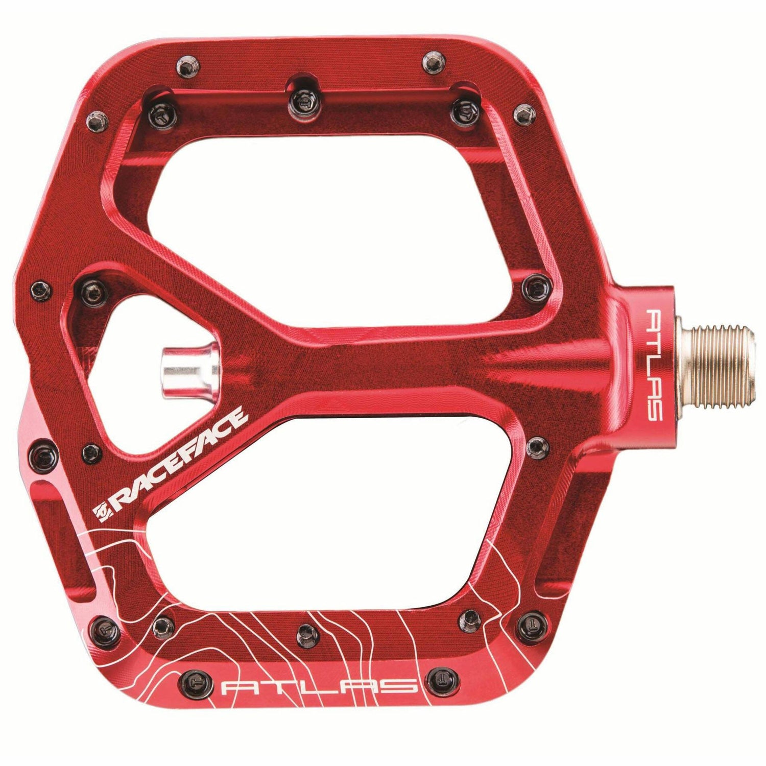 Race Face Atlas Pedals - Red (Pair)