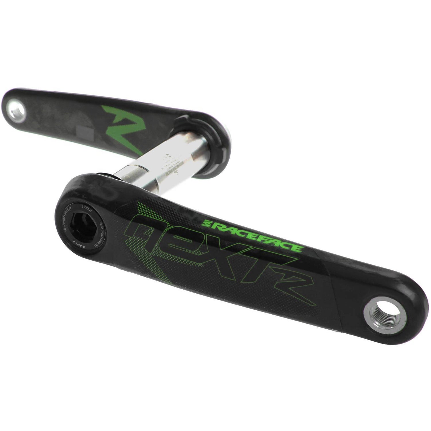 Race Face Carbon Next R 136mm Crank (Arms Only) - Green 170mm