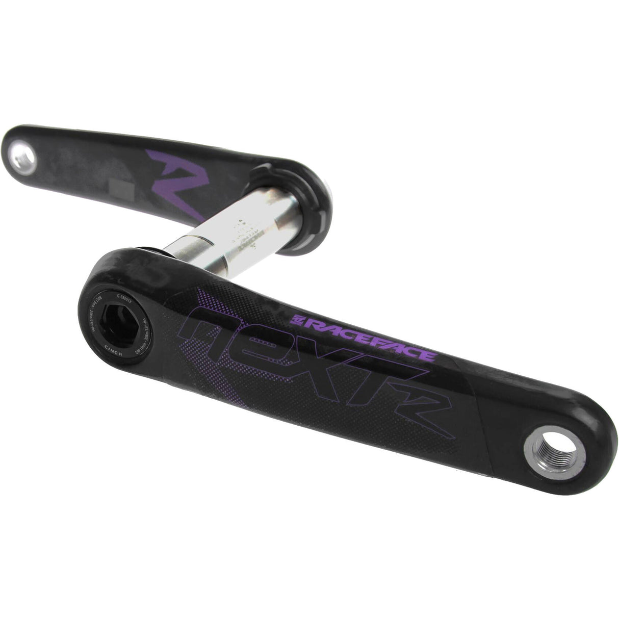 Race Face Carbon Next R 136mm Crank (Arms Only) - Purple 170mm