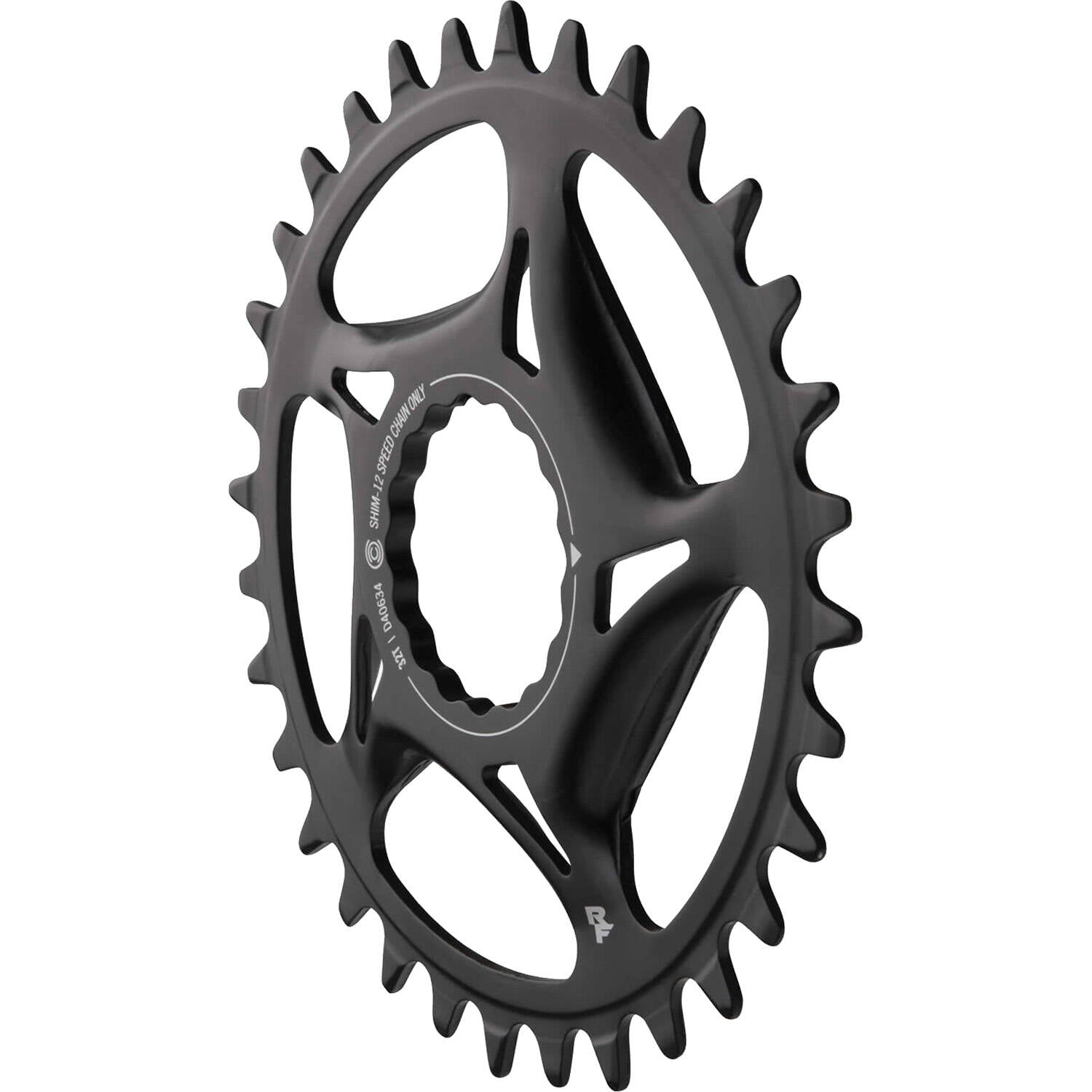 Race Face 2021 Direct Mount Cinch Shimano 12 Speed Chain Ring - Black 32T
