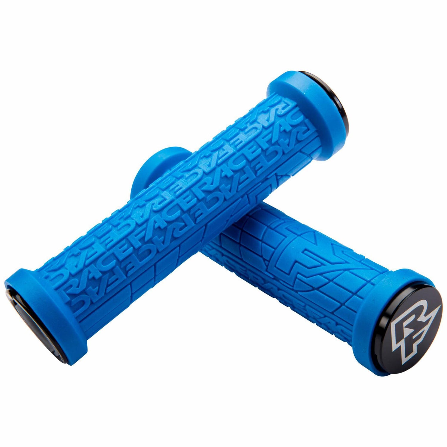 Race Face Lock-On Grippler 30mm Mountain Bike Grips - Blue