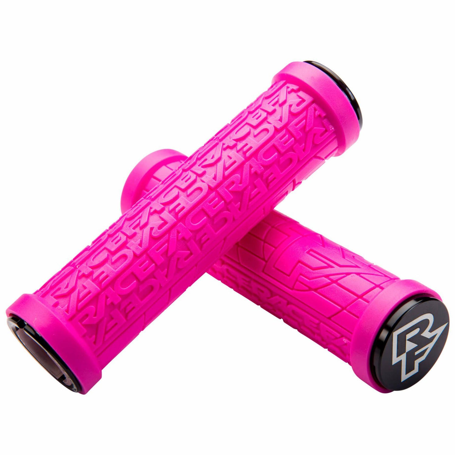 Race Face Lock-On Grippler 30mm Mountain Bike Grips - Magenta