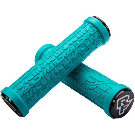Race Face Lock-On Grippler 33mm Mountain Bike Grips - Turquoise