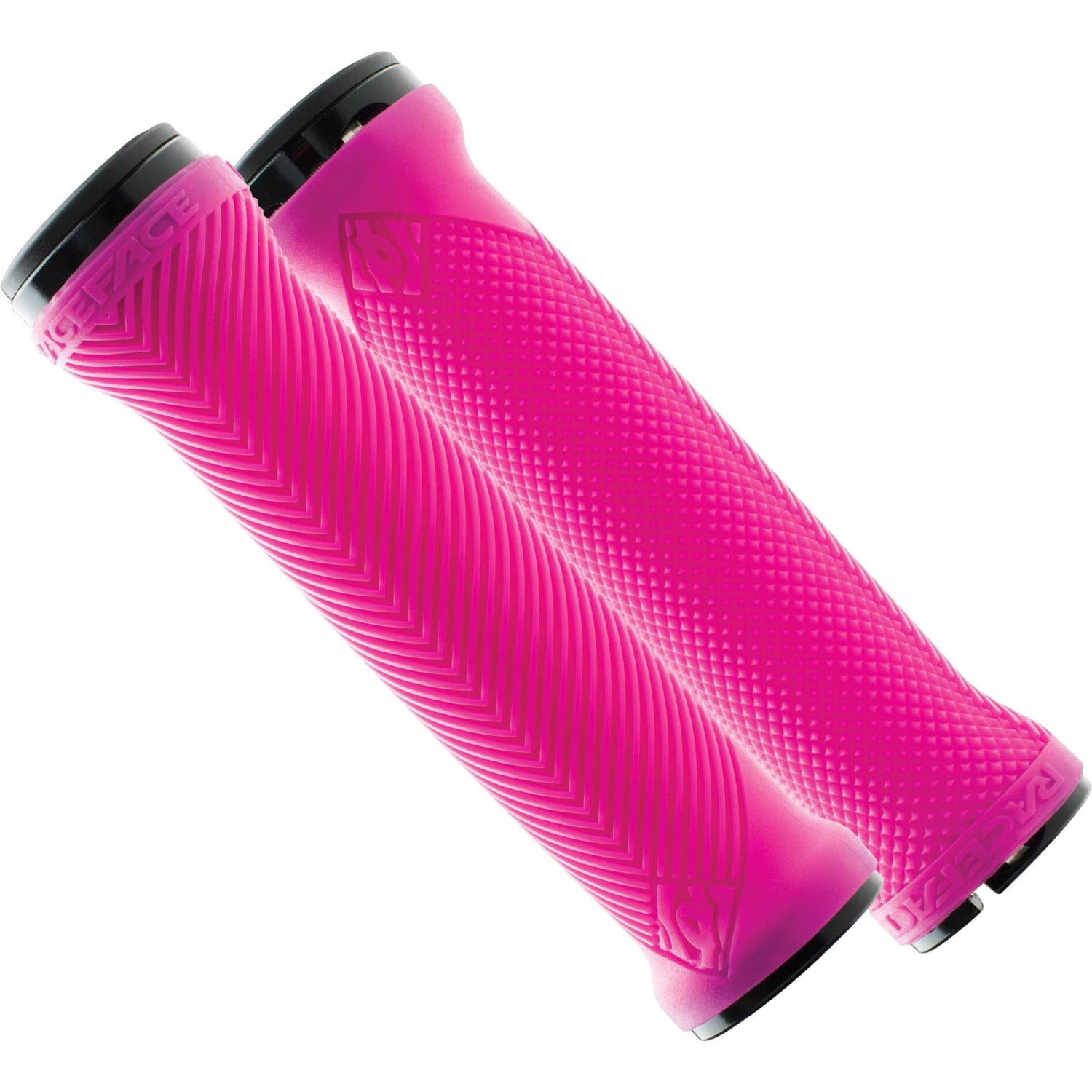 Race Face Lovehandle Mountain Bike Grips - Neon Pink