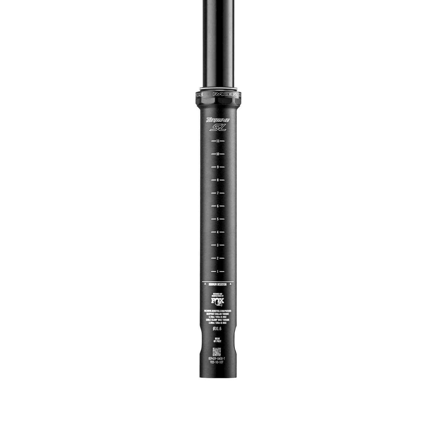Race Face Turbine SL Dropper Seatpost - 31.6mm x 100mm