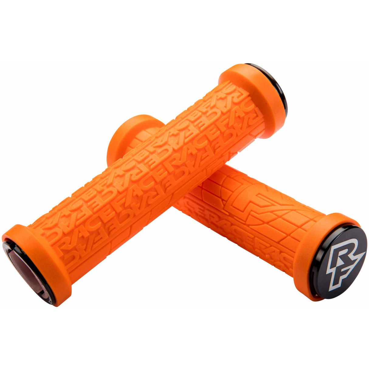 Race Face Lock-On Grippler 30mm Mountain Bike Grips - Orange