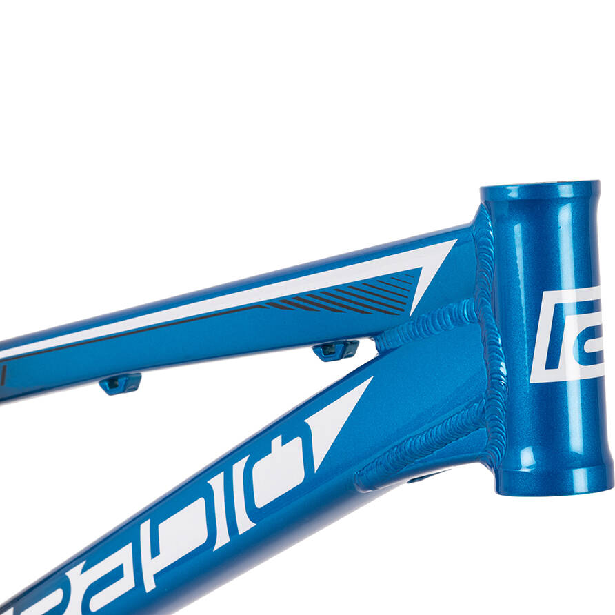 Radio Raceline Helium Mini 17.6'' BMX Frame - Cyan/Black Fade