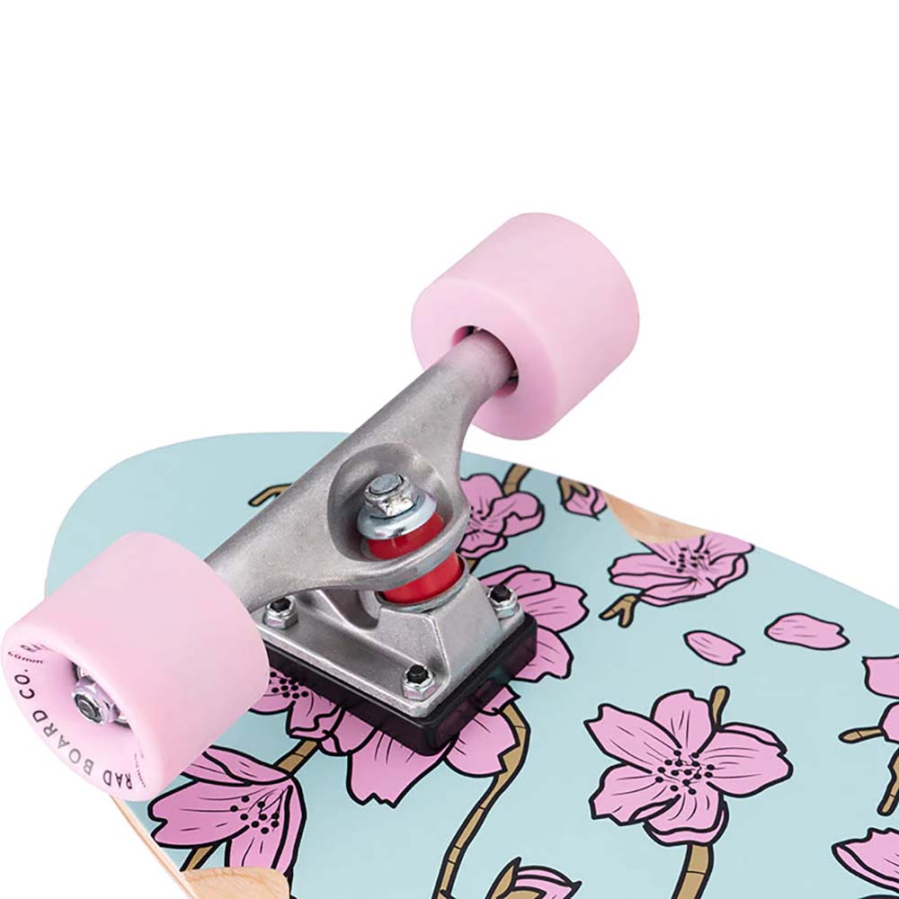 Rad Cherry Blossom Cali Cruiser Complete - Pink/Blue 9.125"