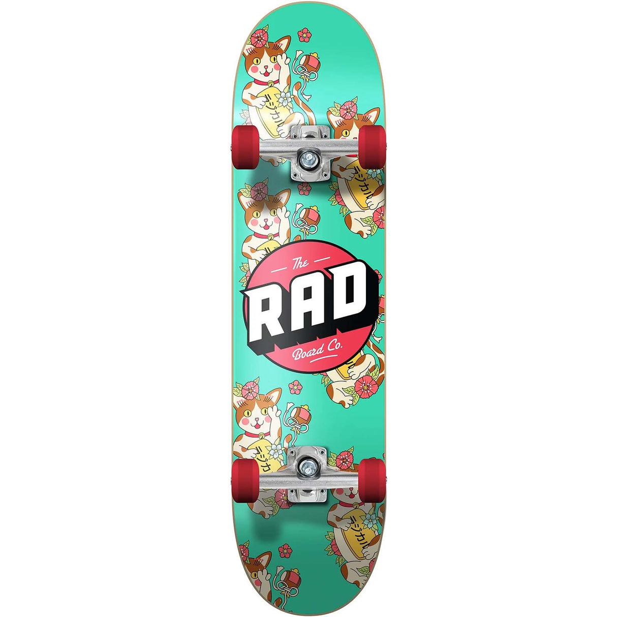 Rad Dude Crew Complete Skateboard Lucky Cat Jade - 7.75"