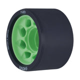 Radar Halo 59mm Roller Skate Wheels - Charcoal/Green 97A