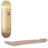 Rad Blank Logo Skateboard Deck - Natural 8.25''